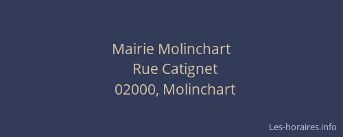Mairie Molinchart