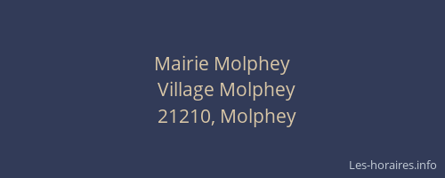 Mairie Molphey