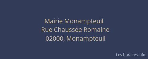 Mairie Monampteuil