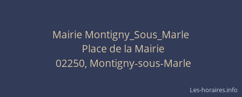 Mairie Montigny_Sous_Marle