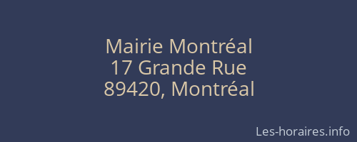 Mairie Montr&eacute;al