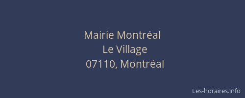 Mairie Montréal