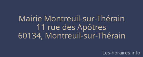 Mairie Montreuil-sur-Thérain
