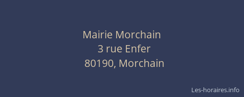 Mairie Morchain