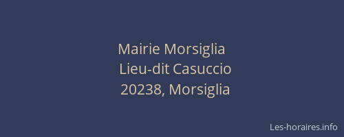 Mairie Morsiglia