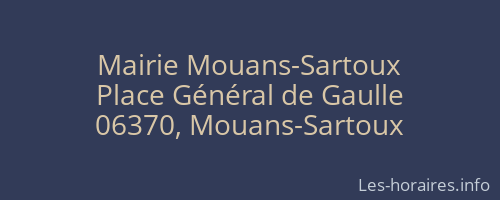 Mairie Mouans-Sartoux
