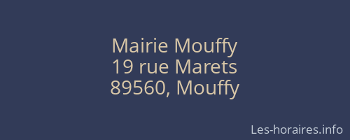 Mairie Mouffy