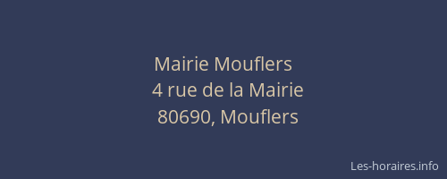 Mairie Mouflers