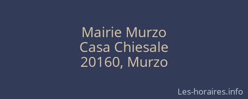 Mairie Murzo