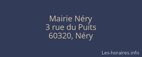 Mairie Néry