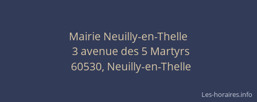 Mairie Neuilly-en-Thelle