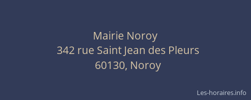 Mairie Noroy