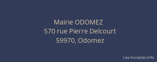 Mairie ODOMEZ