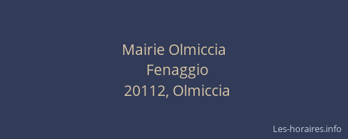 Mairie Olmiccia