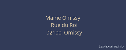 Mairie Omissy