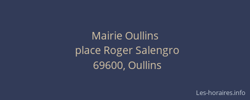 Mairie Oullins