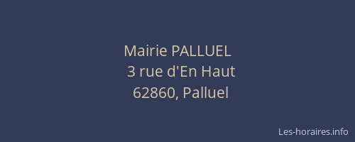 Mairie PALLUEL