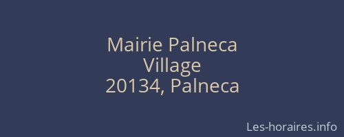 Mairie Palneca