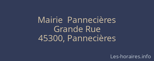 Mairie  Pannecières