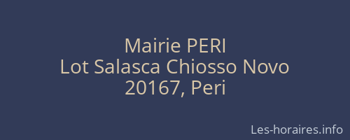 Mairie PERI