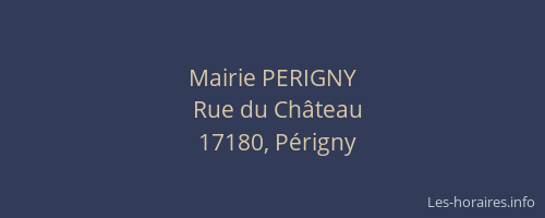Mairie PERIGNY