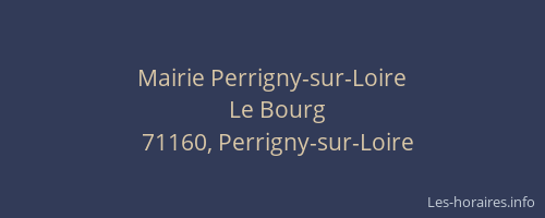 Mairie Perrigny-sur-Loire