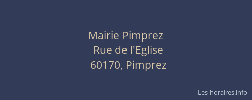 Mairie Pimprez