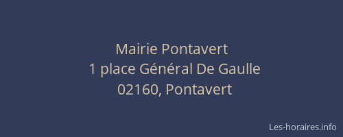 Mairie Pontavert