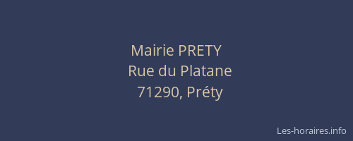 Mairie PRETY