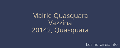 Mairie Quasquara