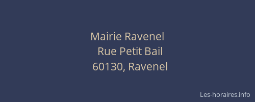 Mairie Ravenel