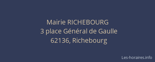 Mairie RICHEBOURG