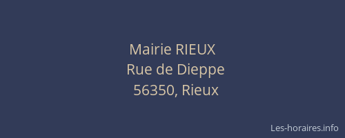 Mairie RIEUX