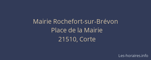 Mairie Rochefort-sur-Br&eacute;von