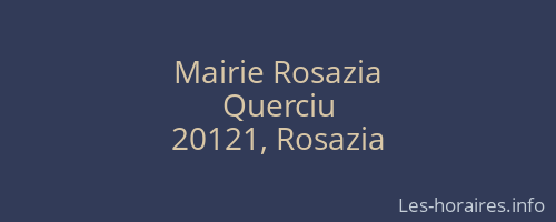 Mairie Rosazia