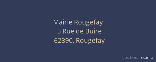 Mairie Rougefay