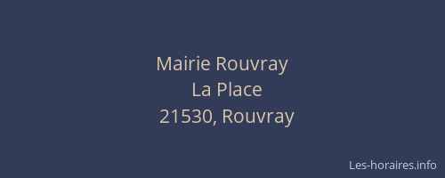 Mairie Rouvray