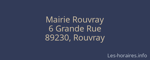 Mairie Rouvray
