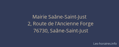 Mairie Saâne-Saint-Just