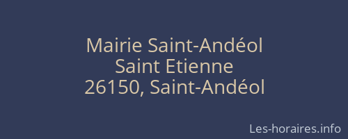 Mairie Saint-Andéol