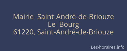 Mairie  Saint-André-de-Briouze
