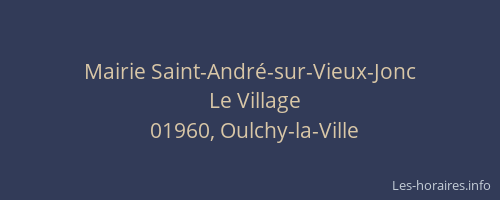 Mairie Saint-André-sur-Vieux-Jonc