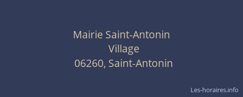 Mairie Saint-Antonin