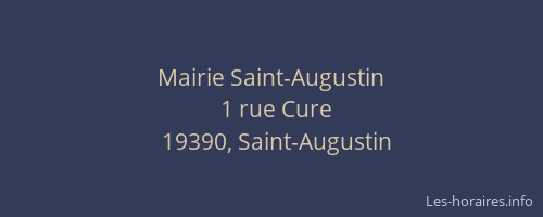 Mairie Saint-Augustin