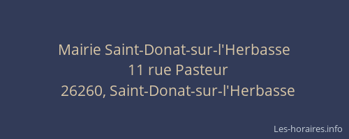 Mairie Saint-Donat-sur-l'Herbasse