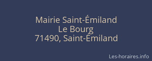 Mairie Saint-Émiland