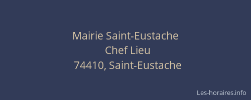 Mairie Saint-Eustache