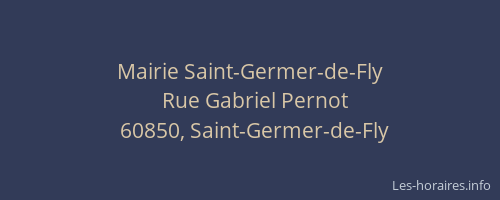 Mairie Saint-Germer-de-Fly