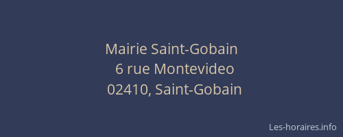 Mairie Saint-Gobain