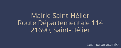 Mairie Saint-Hélier